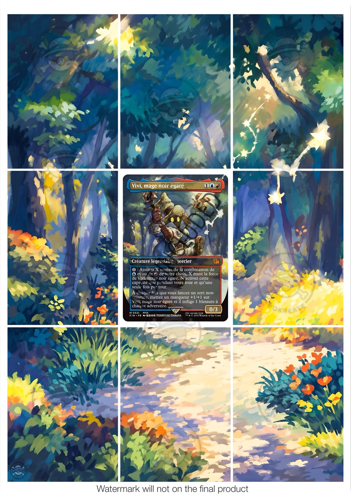 Printable Extended Artwork • Magic • Vivi C321