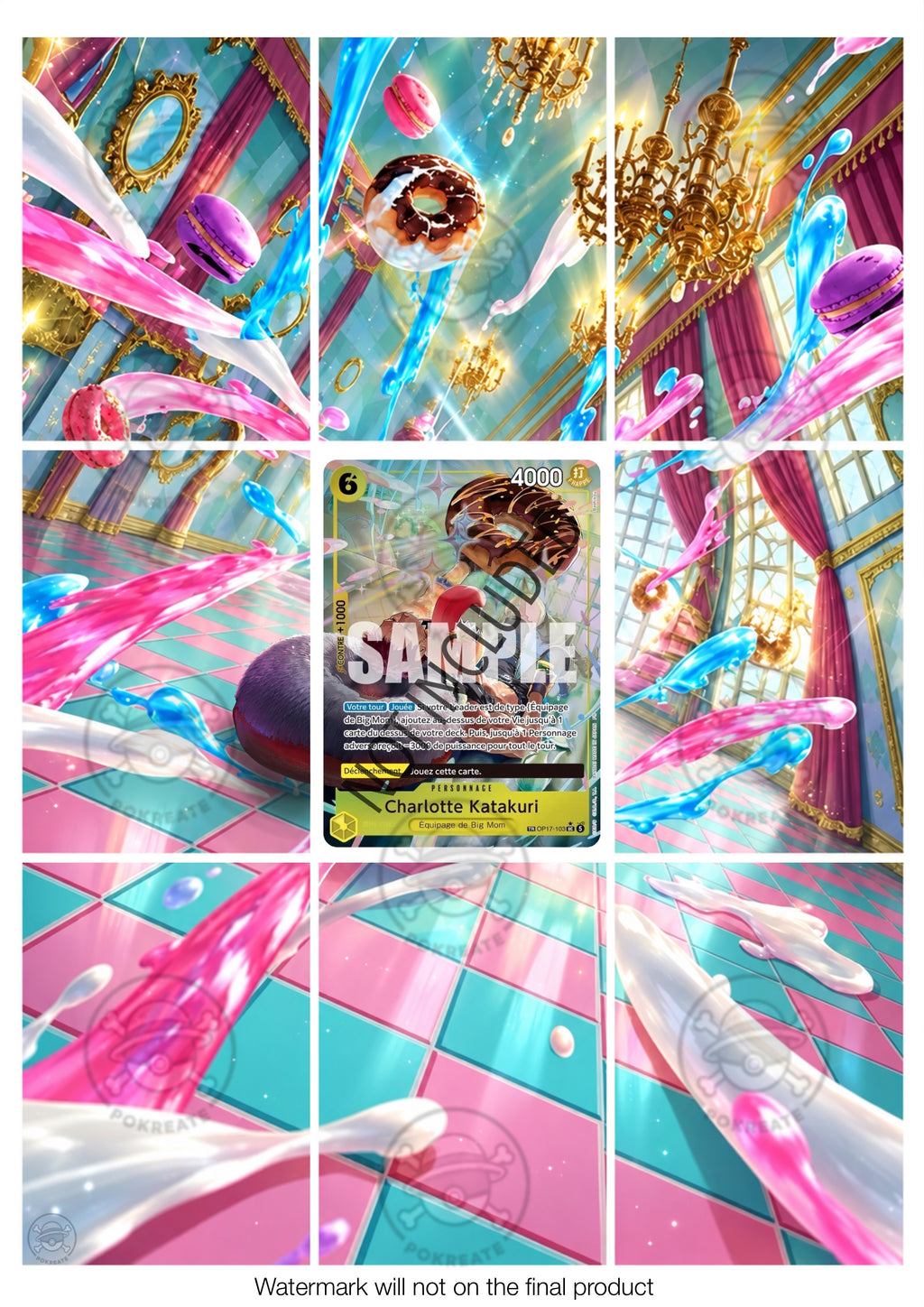 Printable Extended Artwork • One Piece • Katakuri TR OP17-103