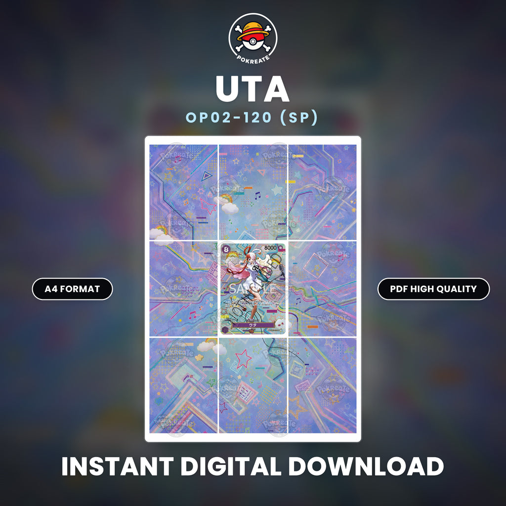 Printable Extended Artwork • One Piece • Uta SP OP02-120