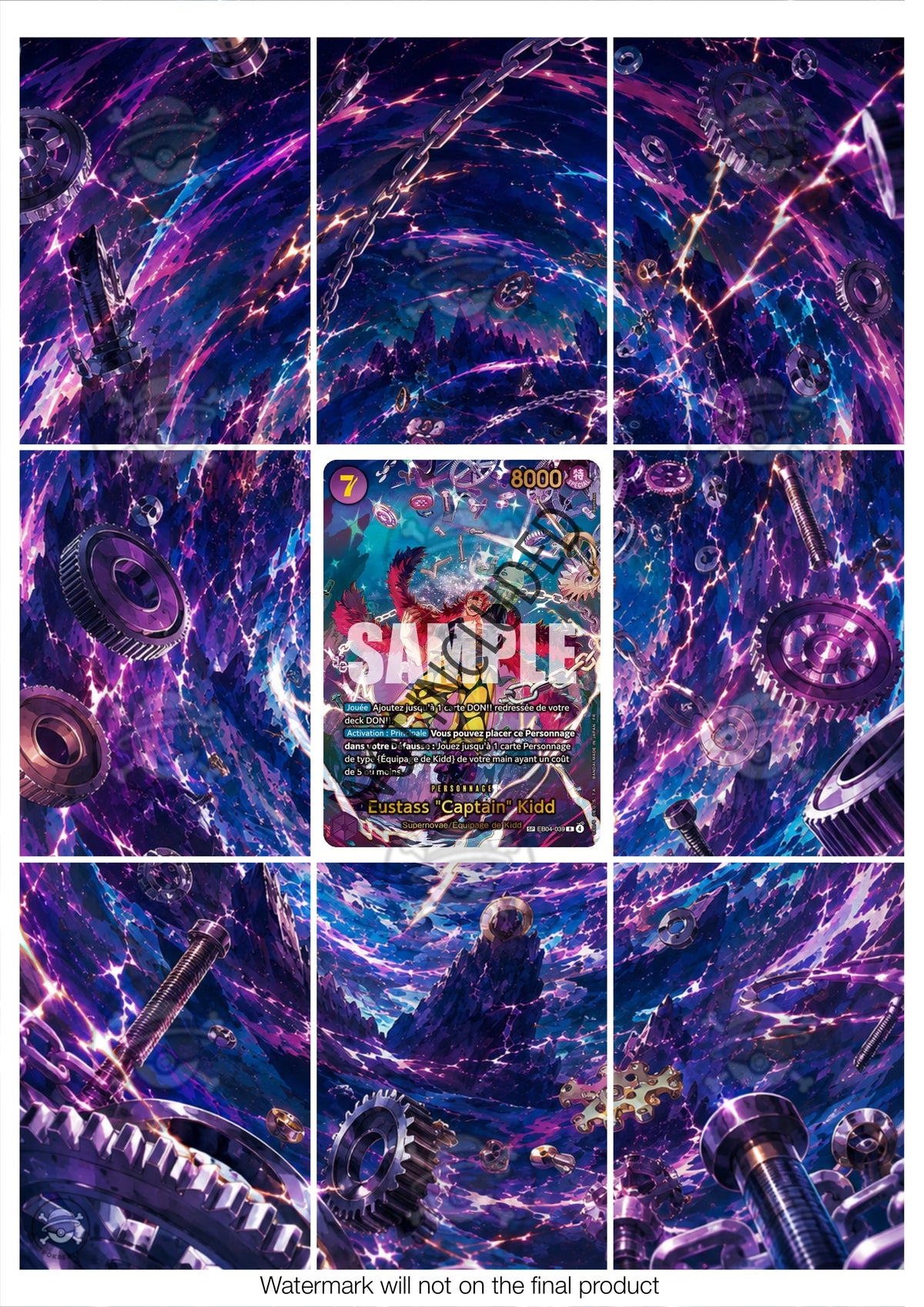 Printable Extended Artwork • One Piece • Eustass Captain Kidd SP EB04-039