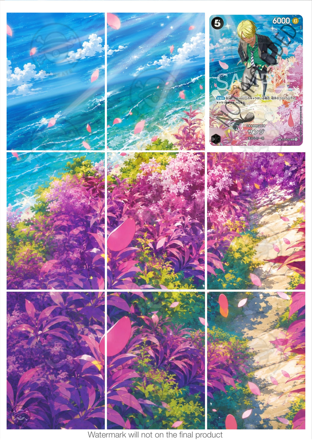 Printable Extended Artwork • One Piece • Sanji SP ST14-003