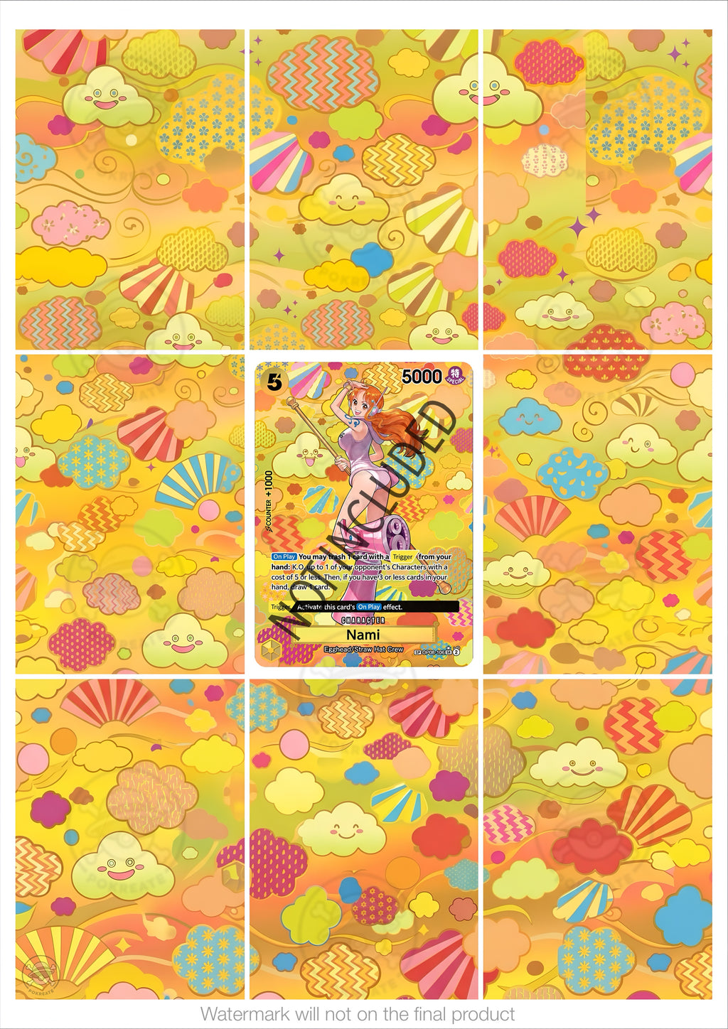 Printable Extended Artwork • One Piece • Nami SP OP06-106