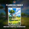 Printable Extended Artwork • Pokémon • Flareon Vmax SWSH180