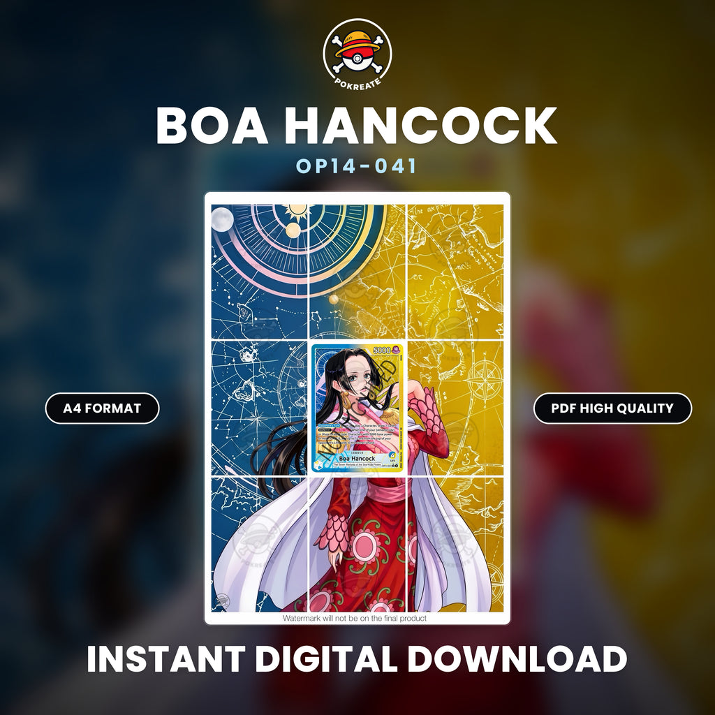 Printable Extended Artwork • One Piece • Boa Hancock OP14-041