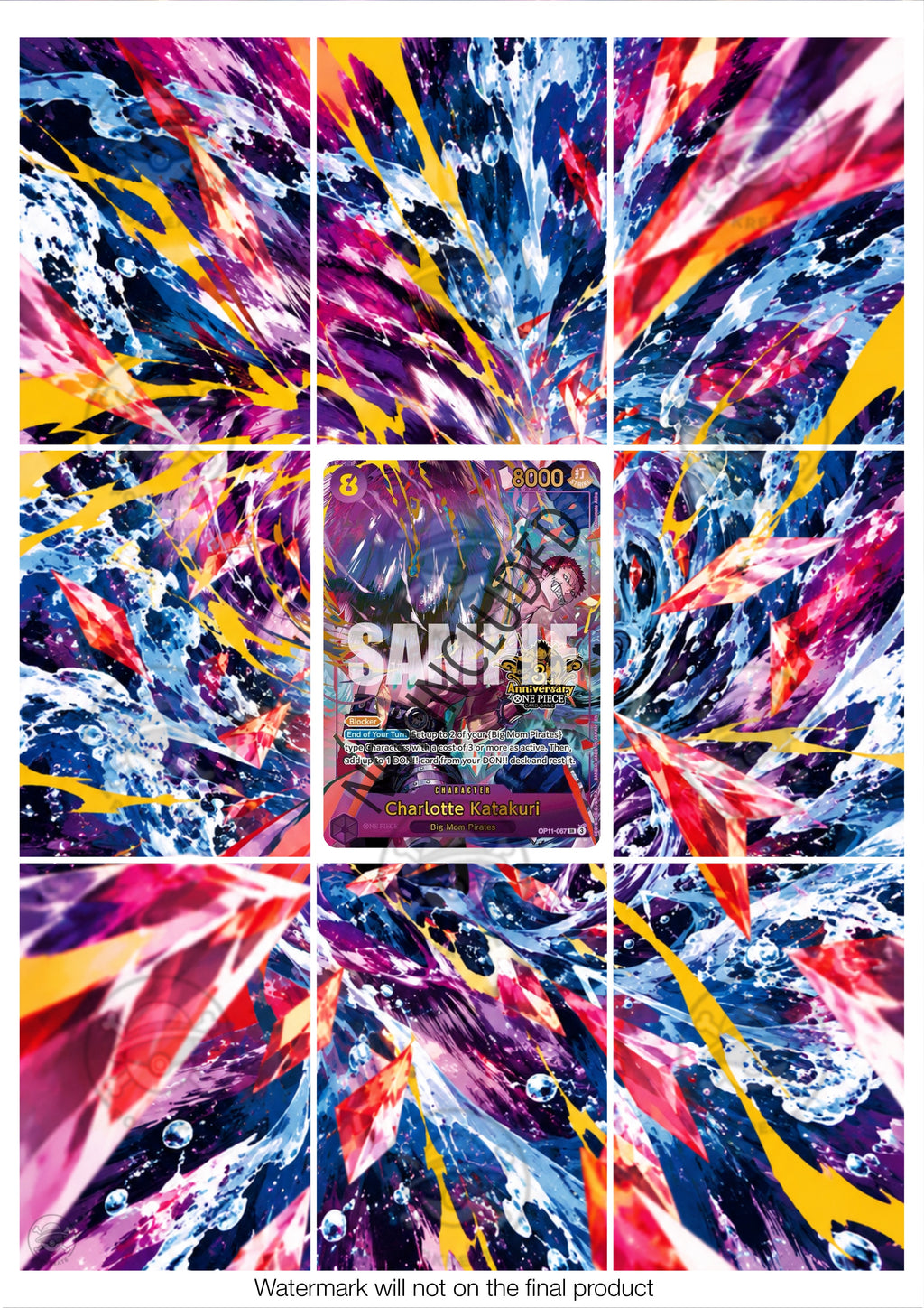 Printable Extended Artwork • One Piece • Katakuri 3rd Anniversary OP11-067