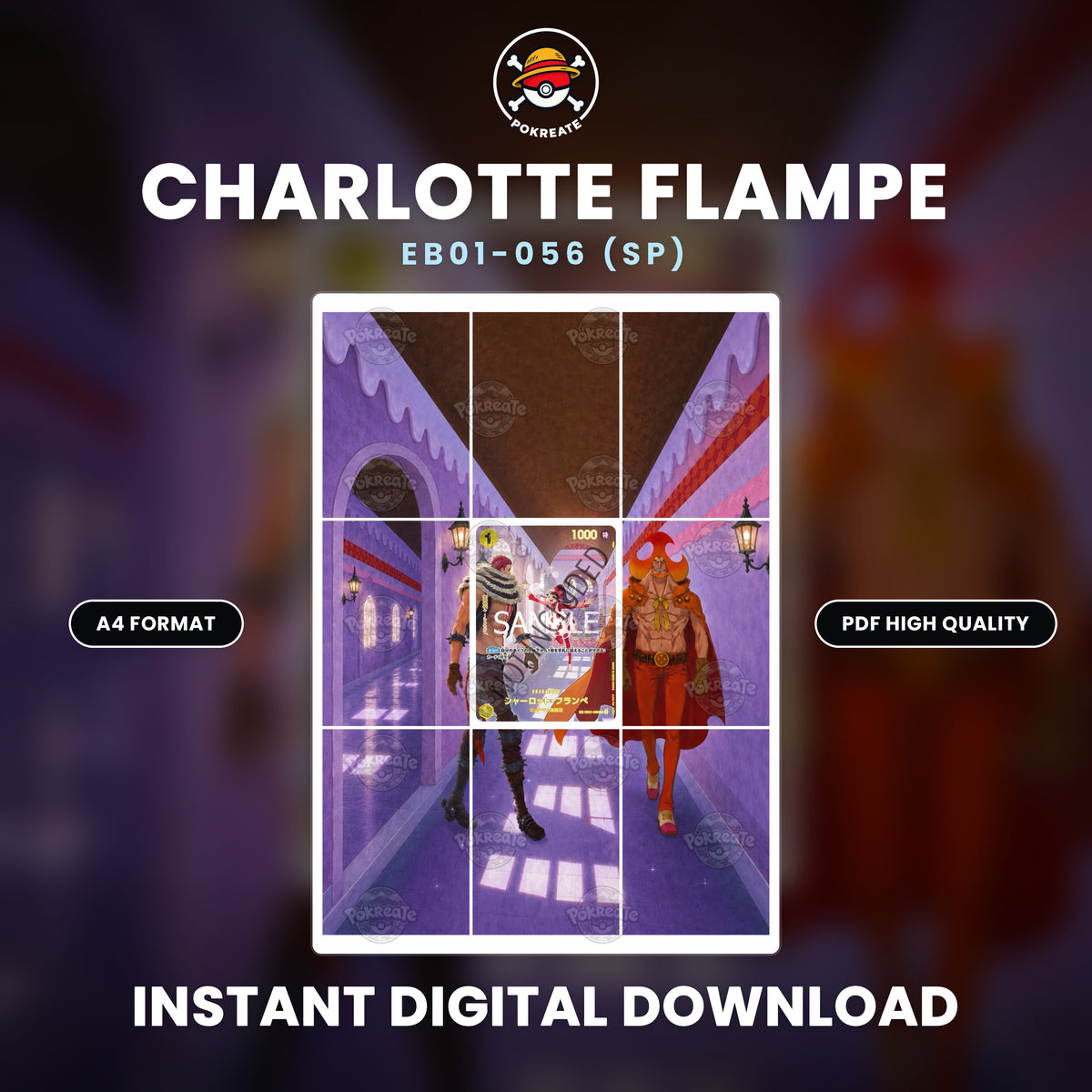 Printable Extended Artwork • One Piece • Charlotte Flampe SP EB01-056