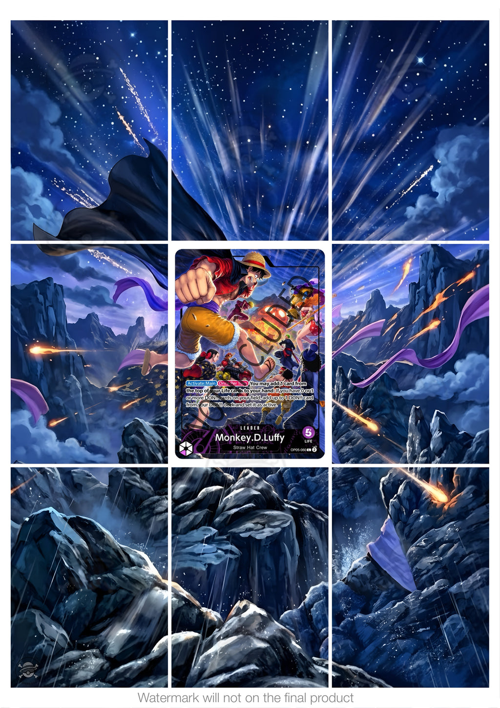 Printable Extended Artwork • One Piece • Luffy OP05-060
