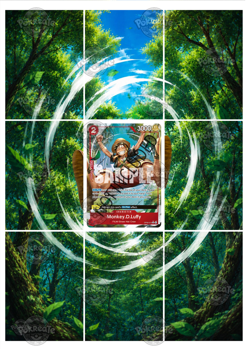 Printable Extended Artwork • One Piece • Luffy OP06-013