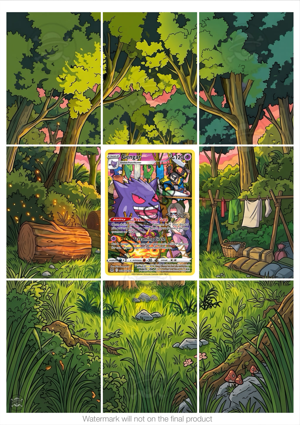 Printable Extended Artwork • Pokémon • Gengar TG06/TG30