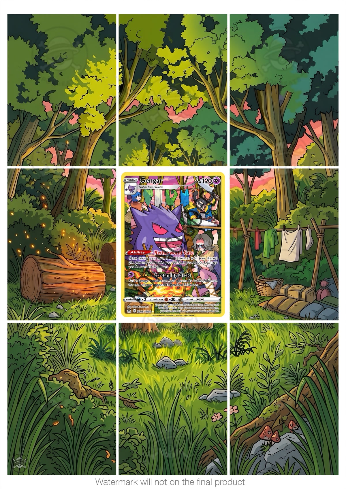 Printable Extended Artwork • Pokémon • Gengar TG06/TG30