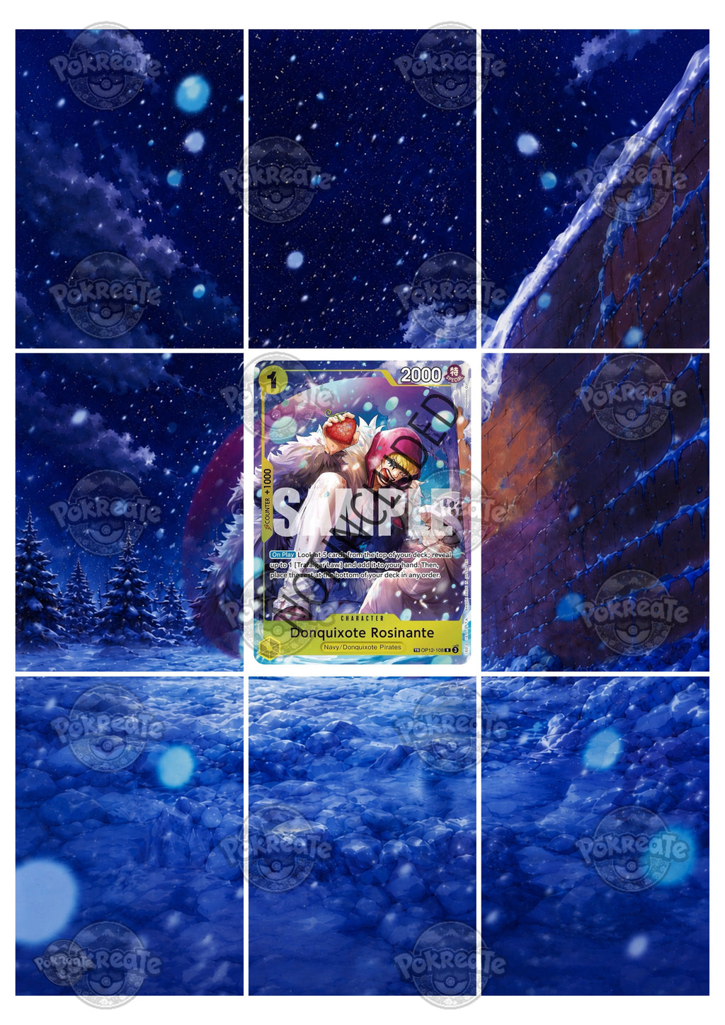 Printable Extended Artwork • One Piece • Rosinante (TR) OP12-108