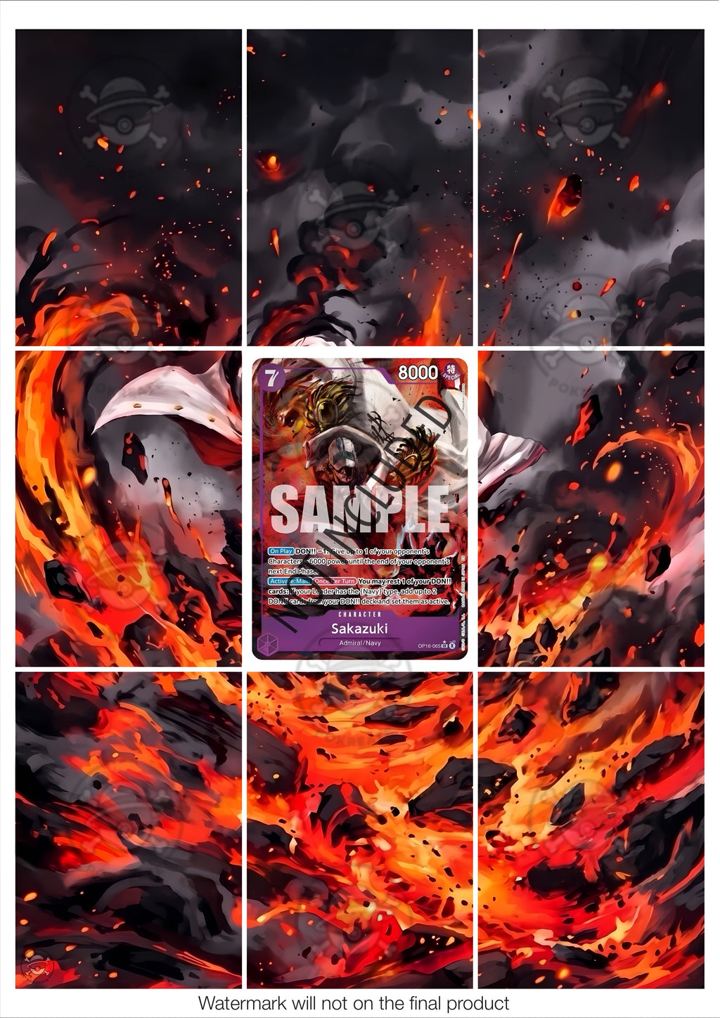 Printable Extended Artwork • One Piece •  Sakazuki OP16-065