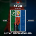 Printable Extended Artwork • One Piece • Sanji OP02-026