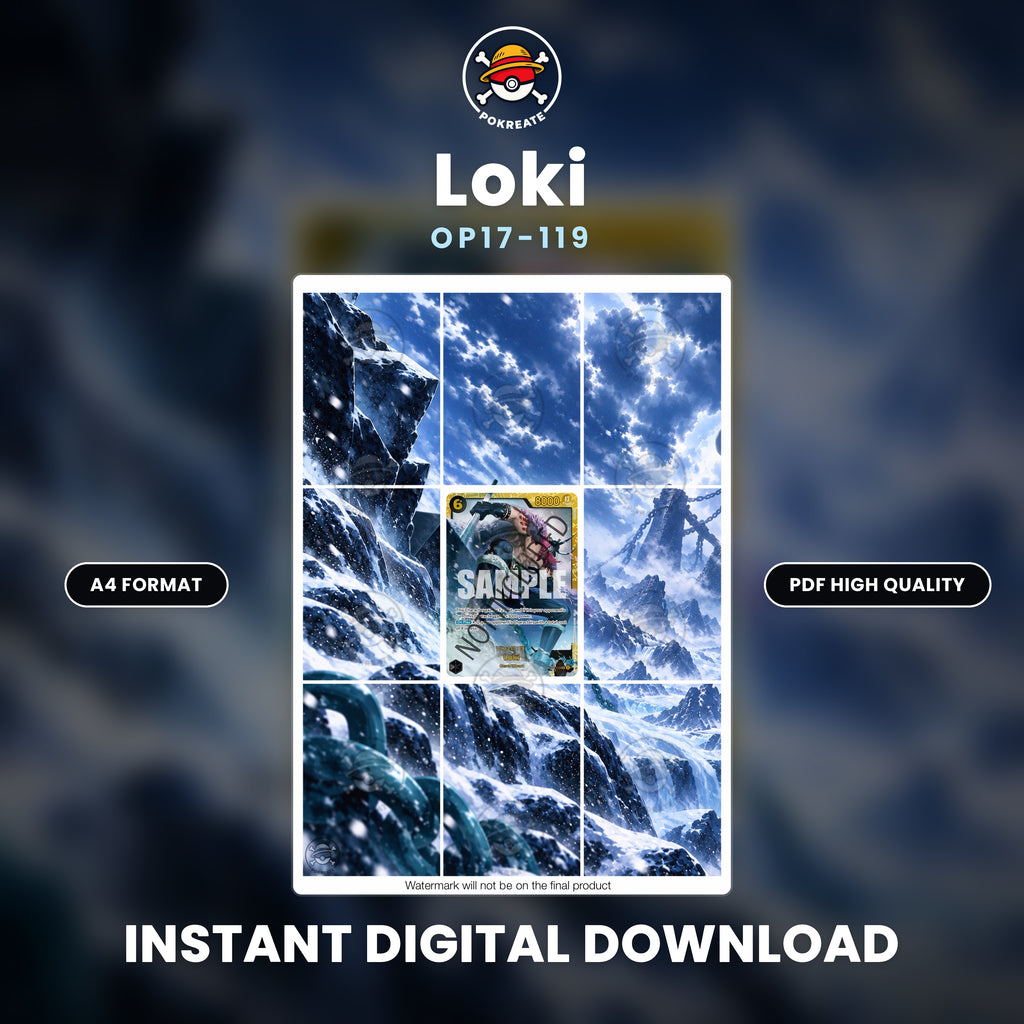 Printable Extended Artwork • One Piece • Loki OP17-119