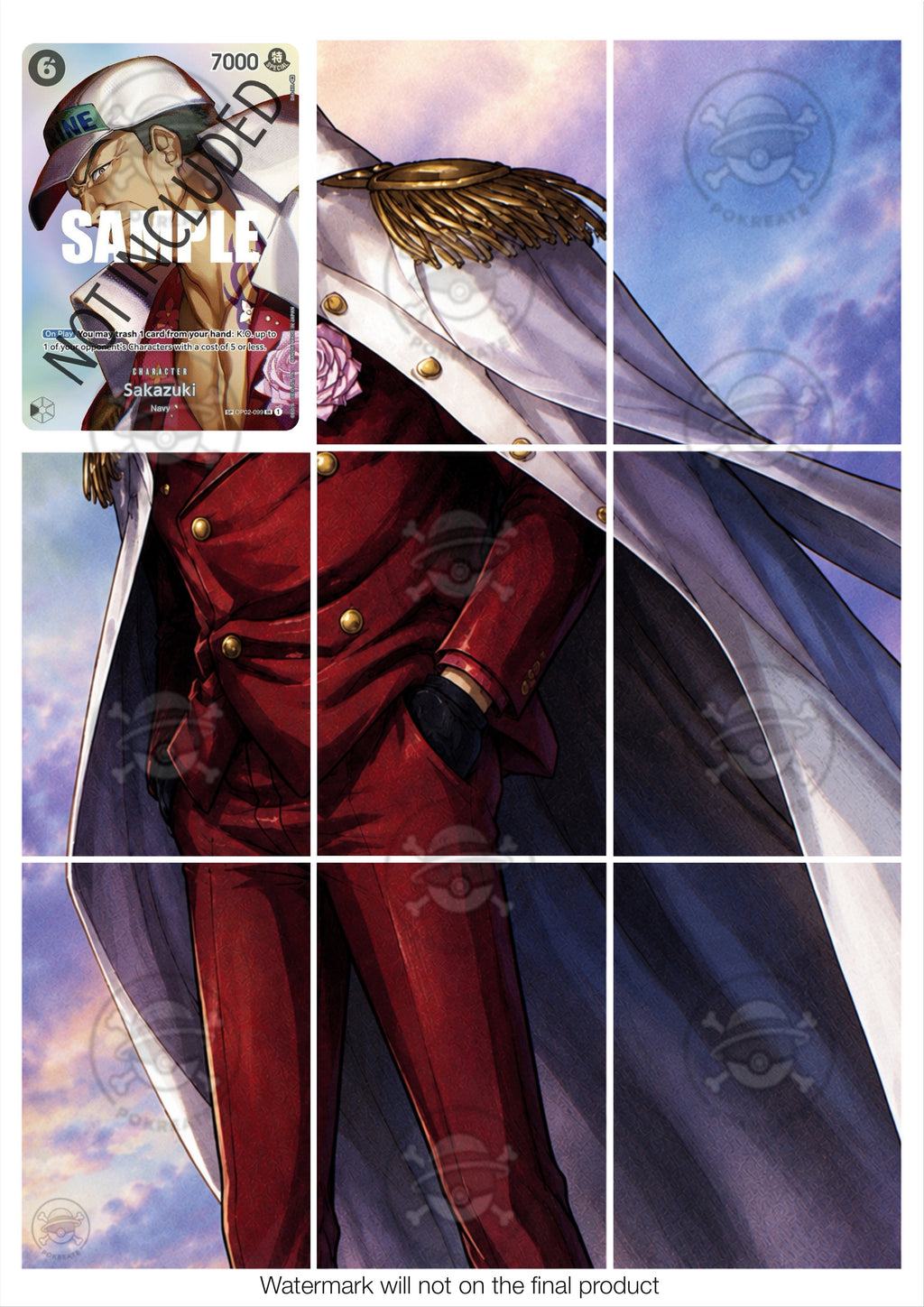 Printable Extended Artwork • One Piece • Sakazuki SP OP02-099