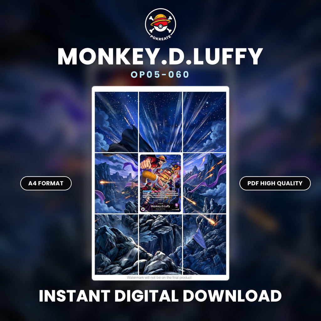 Printable Extended Artwork • One Piece • Luffy OP05-060