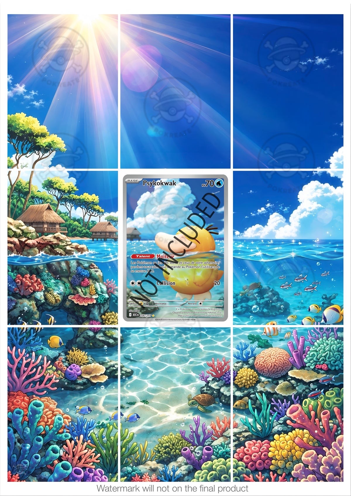 Printable Extended Artwork • Pokémon • Psyduck ASC. 226/217
