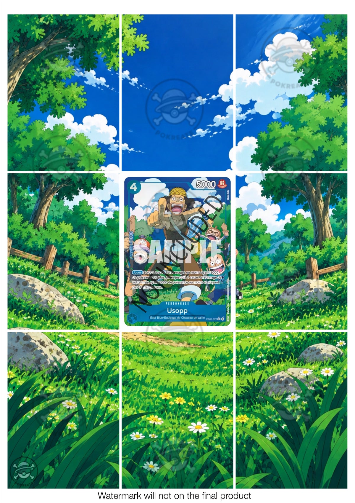 Printable Extended Artwork • One Piece • Usopp EB02-022