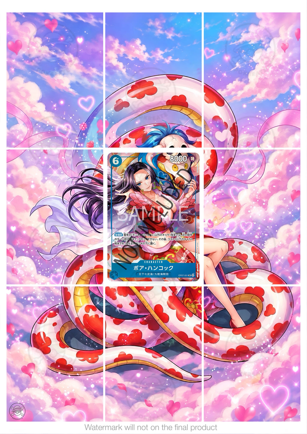 Printable Extended Artwork • One Piece • Boa Hancock OP07-051