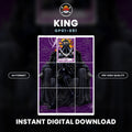 Printable Extended Artwork • One Piece • King OP01-091