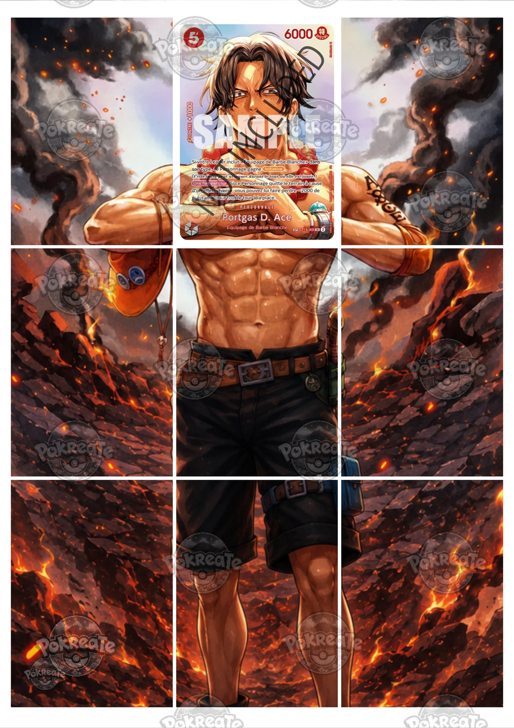 Printable Extended Artwork • One Piece • Ace SP ST15-005