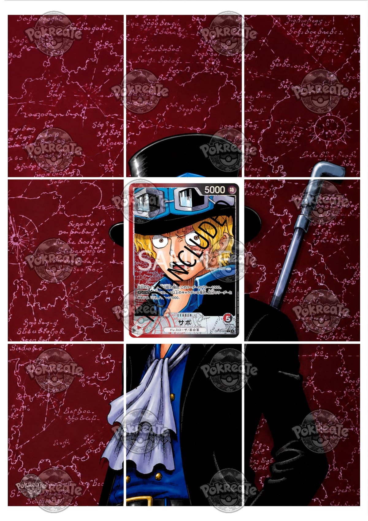Printable Extended Artwork • One Piece • Sabo OP13-004