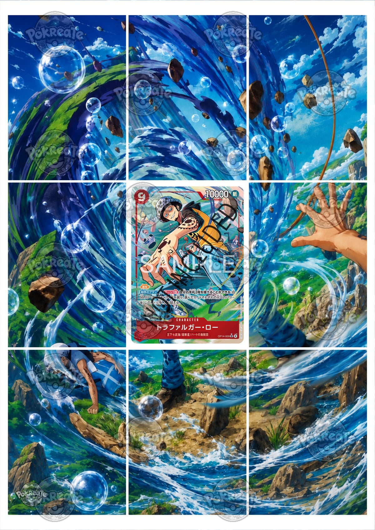 Printable Extended Artwork • One Piece • Trafalgar Law OP14-009