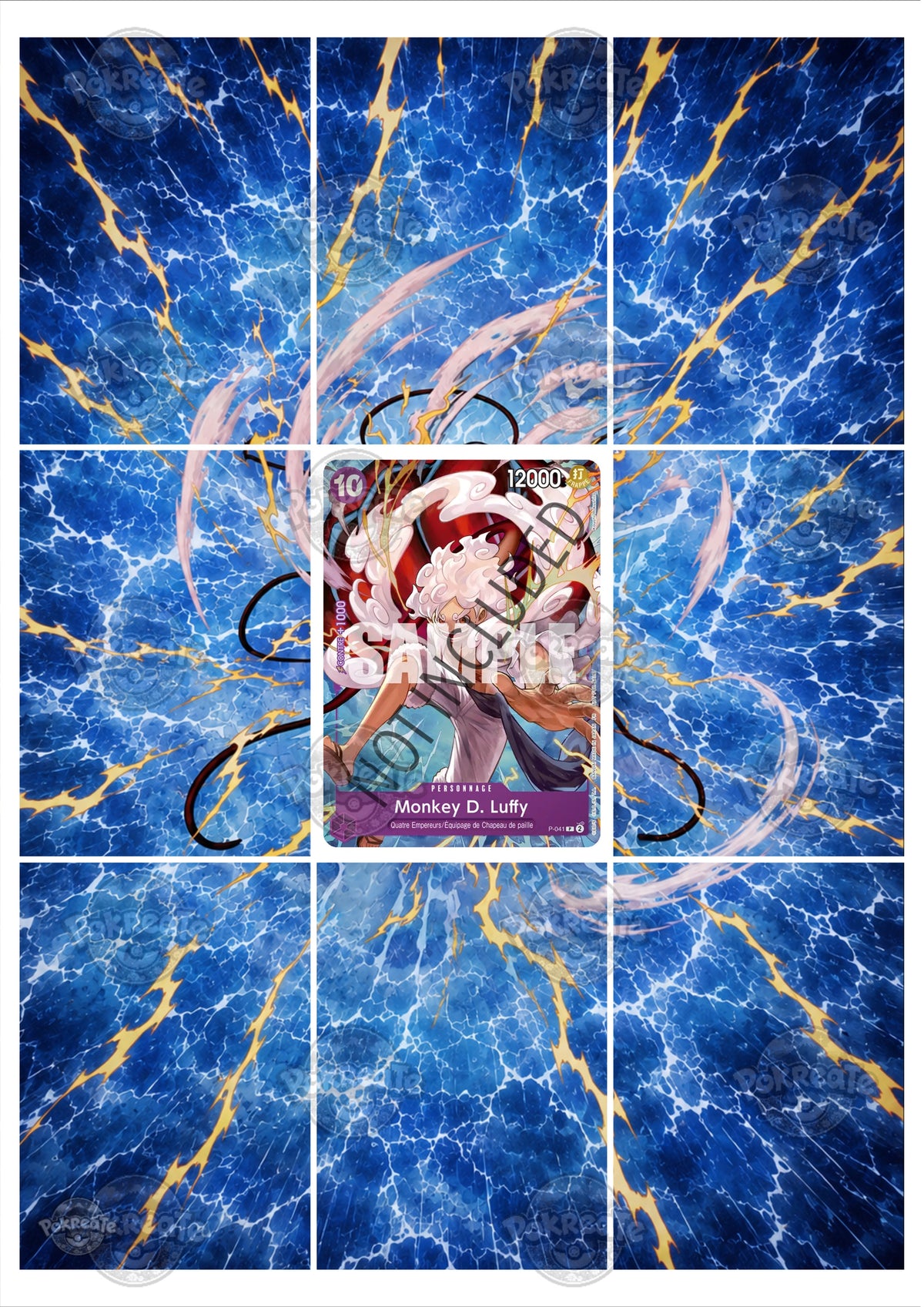 Printable Extended Artwork • One Piece • Luffy P-041
