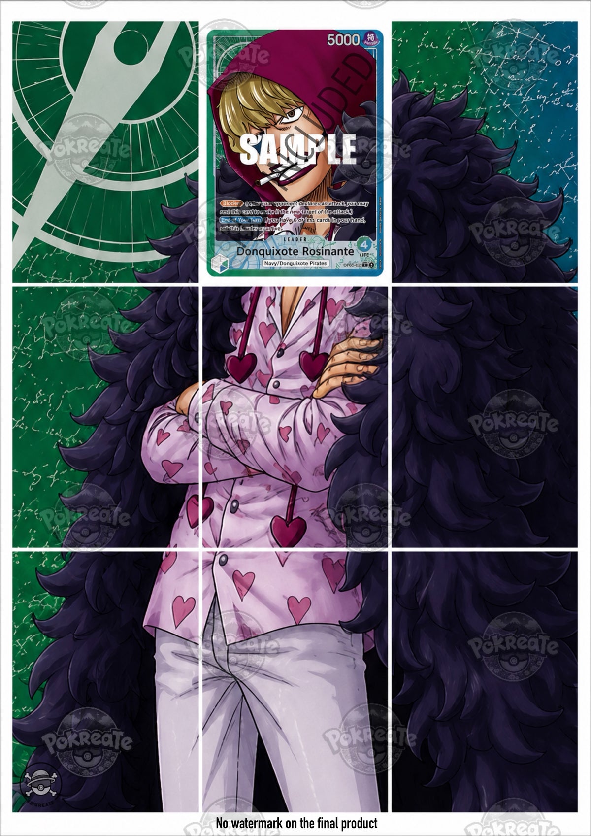 Printable Extended Artwork • One Piece • Rosinante OP05-022