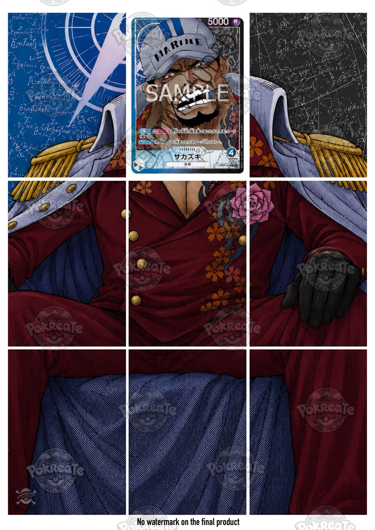 Printable Extended Artwork • One Piece • Sakazuki OP05-041