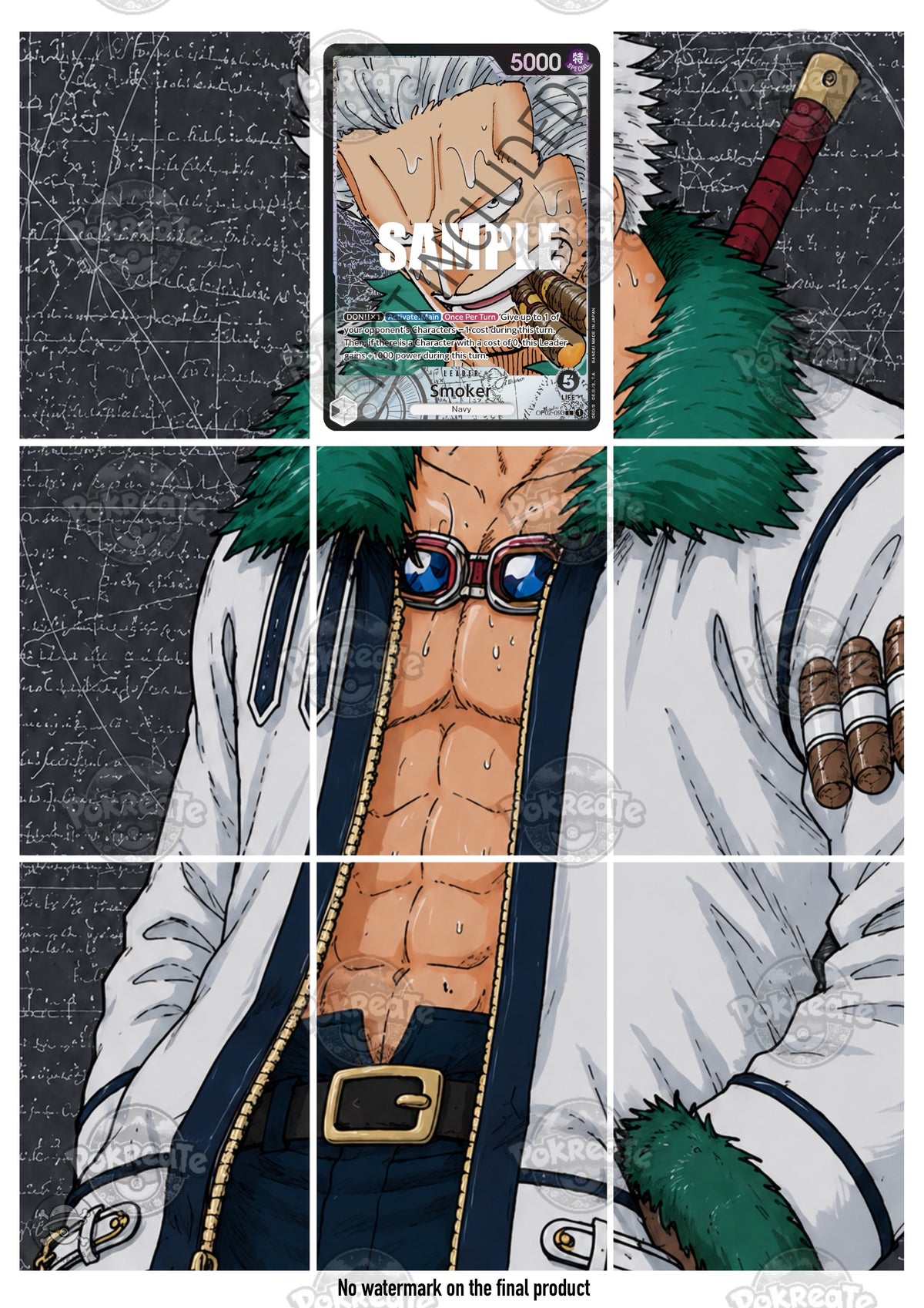 Printable Extended Artwork • One Piece • Smoker OP02-093