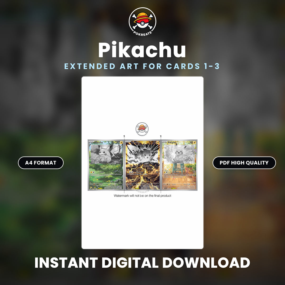 Printable Extended Artwork • Magic TG • Pack x5 - Basic Lands FRA (Copy)