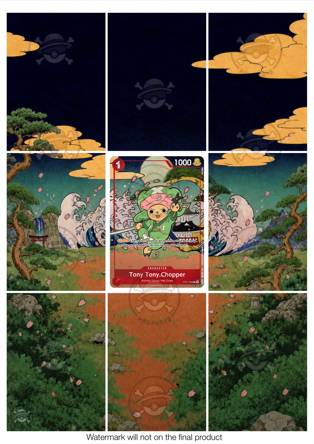 Printable Extended Artwork • One Piece • Chopper ST01-006 C.