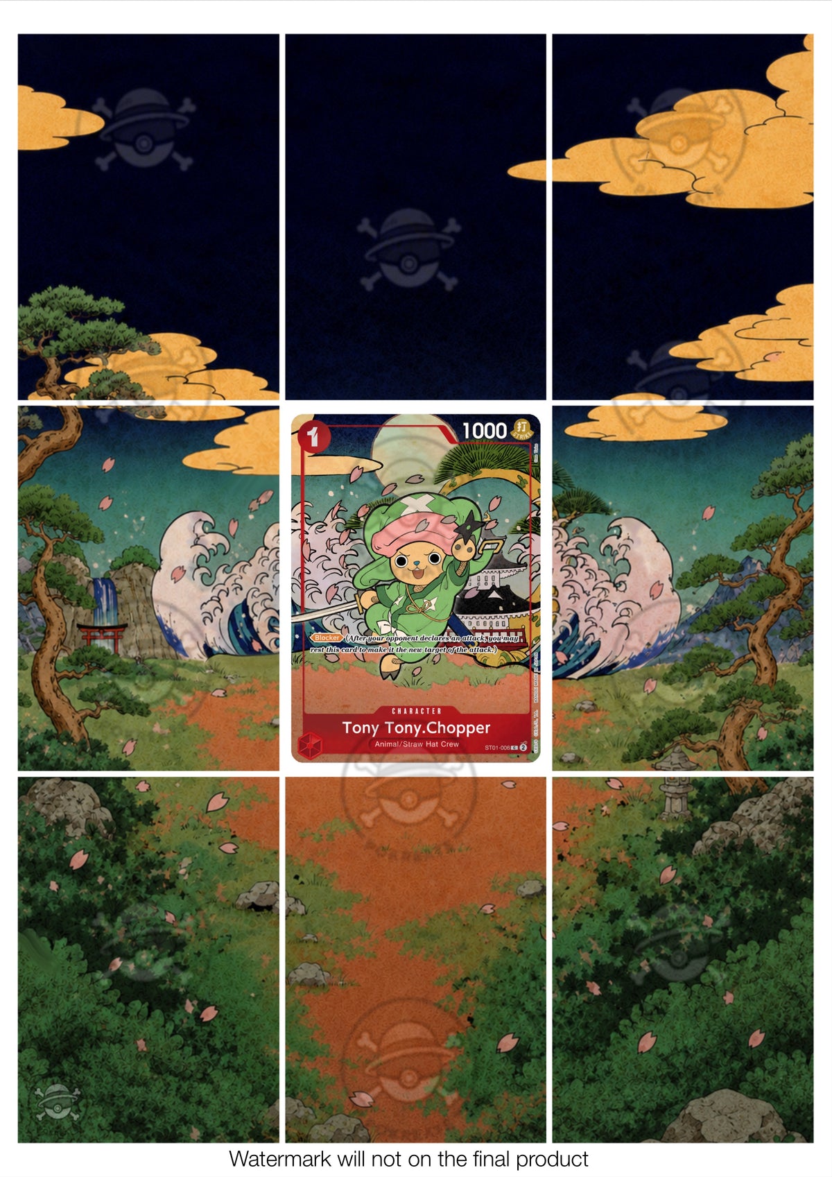 Printable Extended Artwork • One Piece • Chopper ST01-006 C.