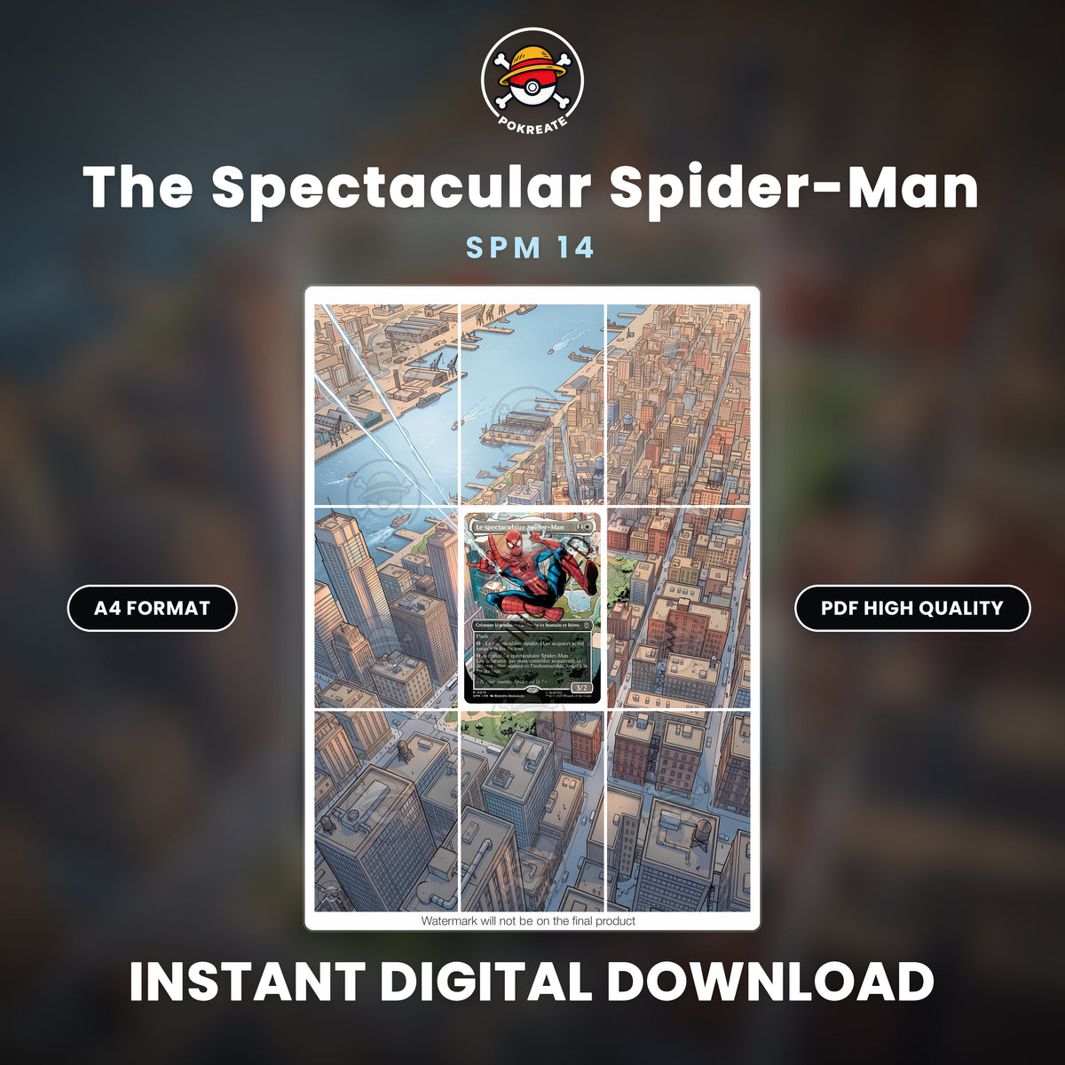Printable Extended Artwork • Magic TG • The Spectacular Spider-Man SPM 14