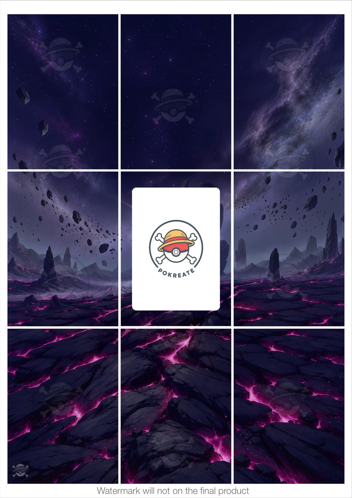 Printable Extended Artwork • Magic TG • Pack x5 - Basic Lands EOE