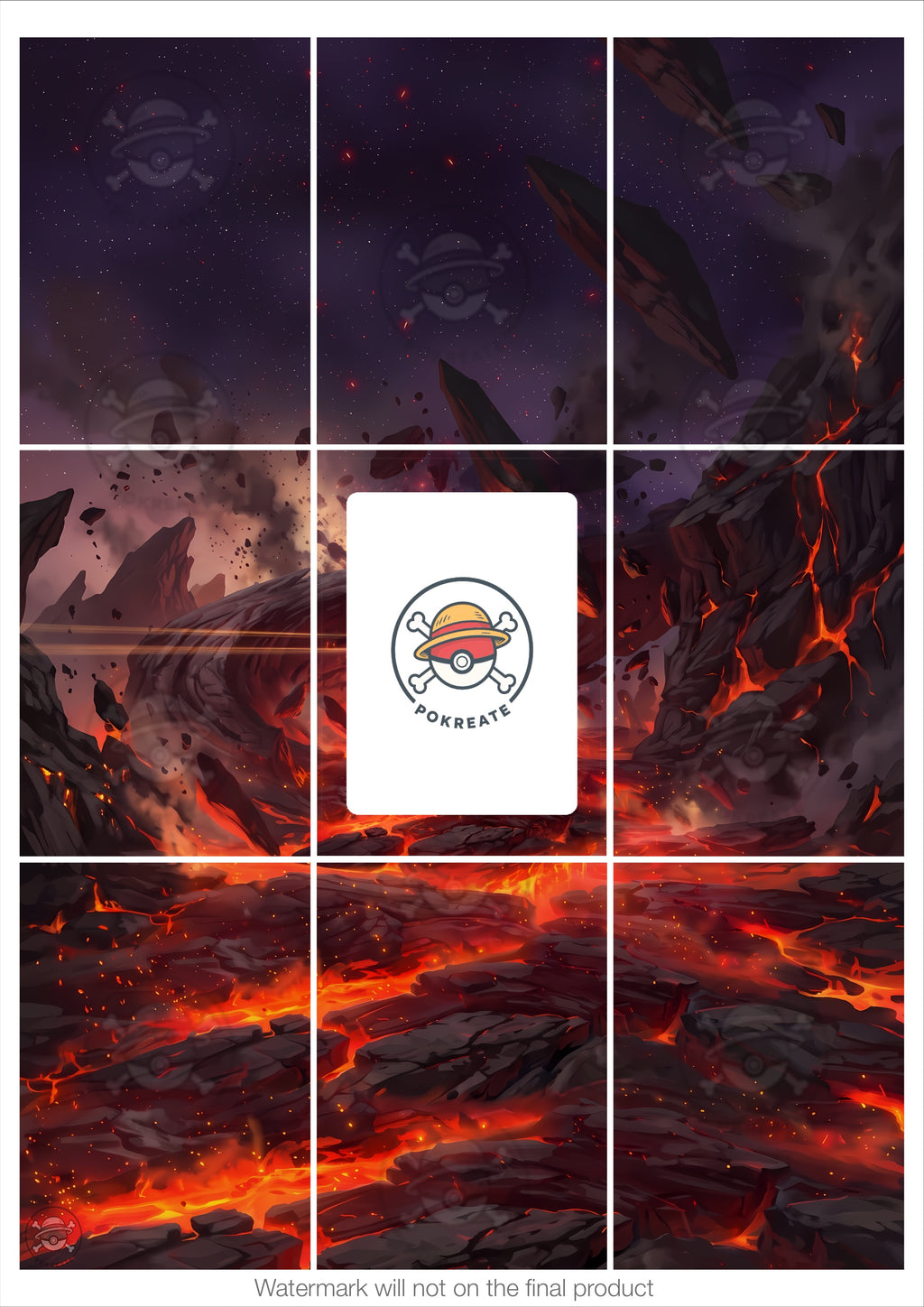 Printable Extended Artwork • Magic TG • Pack x5 - Basic Lands EOE