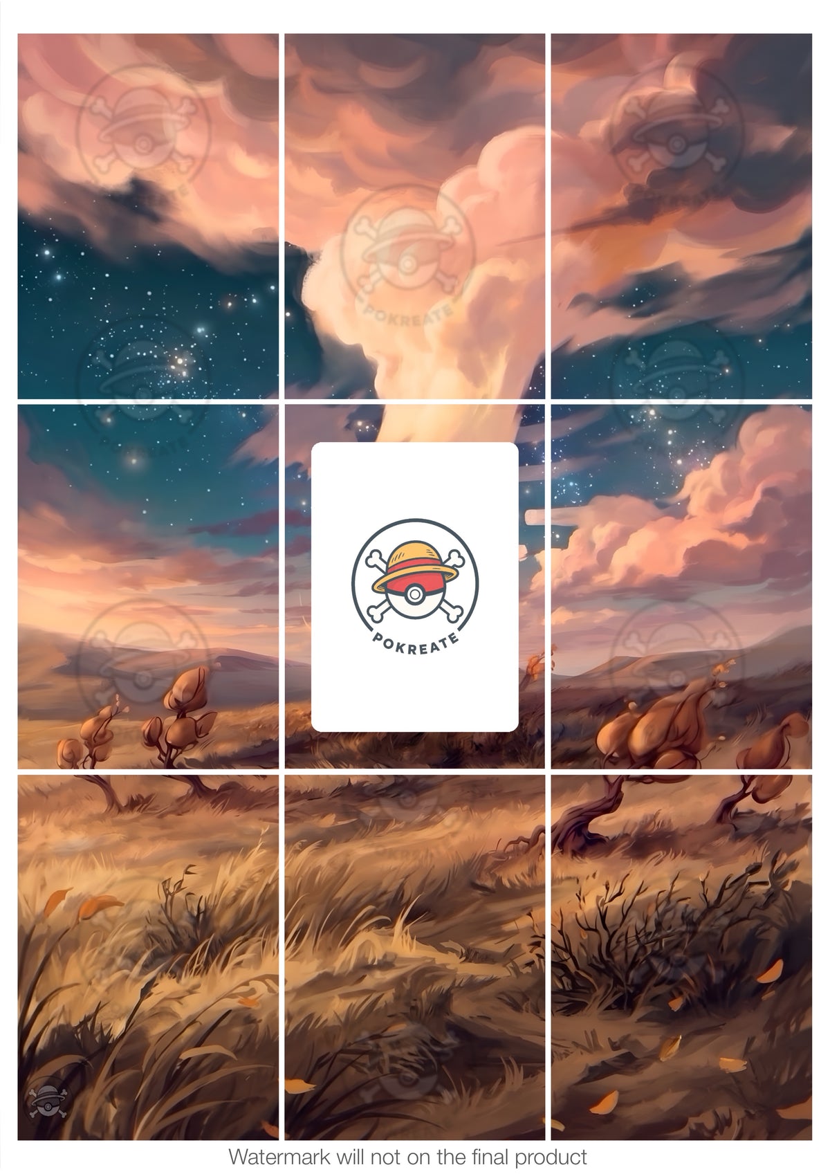 Printable Extended Artwork • Magic TG • Pack x5 - Basic Lands EOE